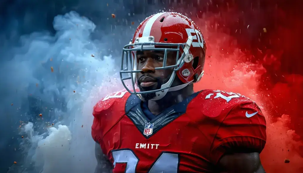 Emmitt Smith gives advice to NFL hopeful son who once admitted to feeling pressure of living up to family name