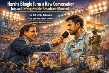 Harsha Bhogle Turns a Raw Conversation Into an Unforgettable Broadcast Moment